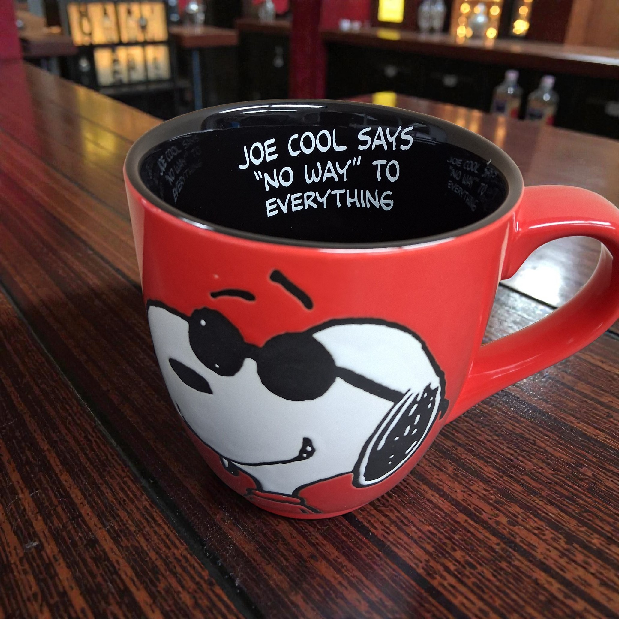 ジョークール JOE COOLオリジナル陶器❤︎1974~2022年ピーナッツ PEANUTS® JOE COOL 20 oz. ETCHED MUG – FUN MERCHANDISE ONLINE SHOP