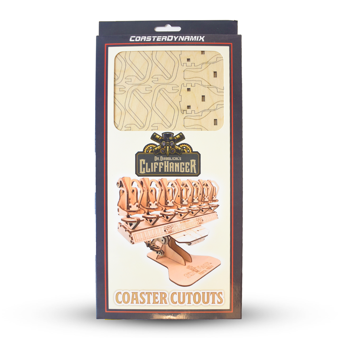Cliffhanger Six Flags Fiesta Texas Coaster Cutout package