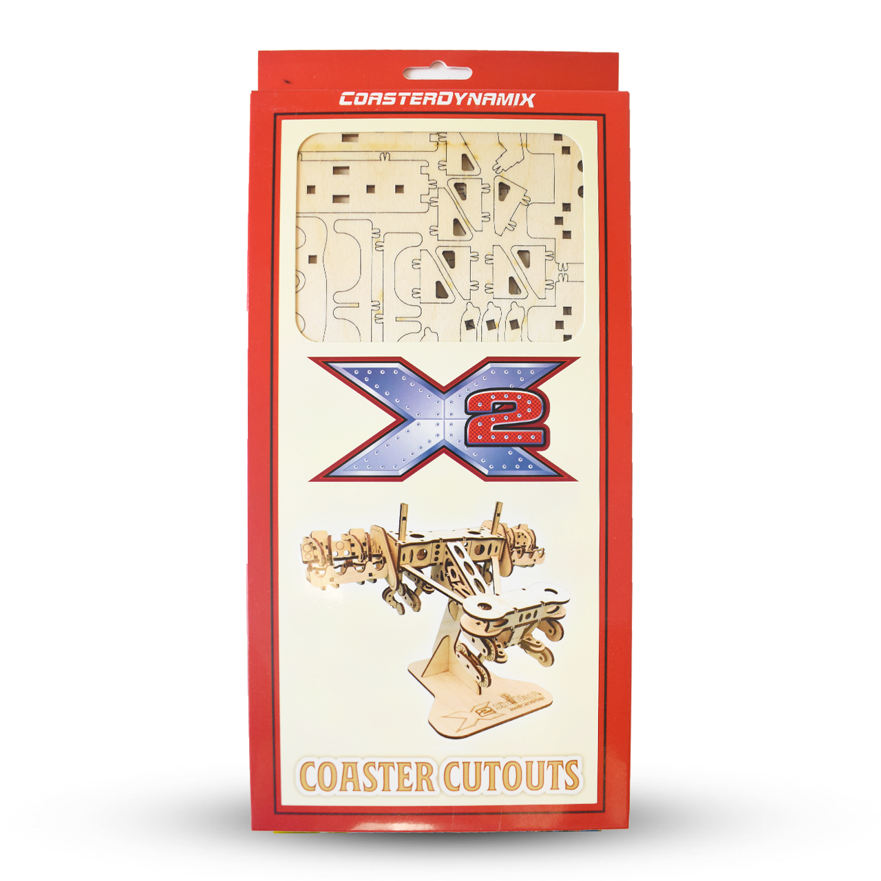 X2 MAGIC MOUNTAIN SIX FLAGS COASTER CUT OUTS IN PACKAGE