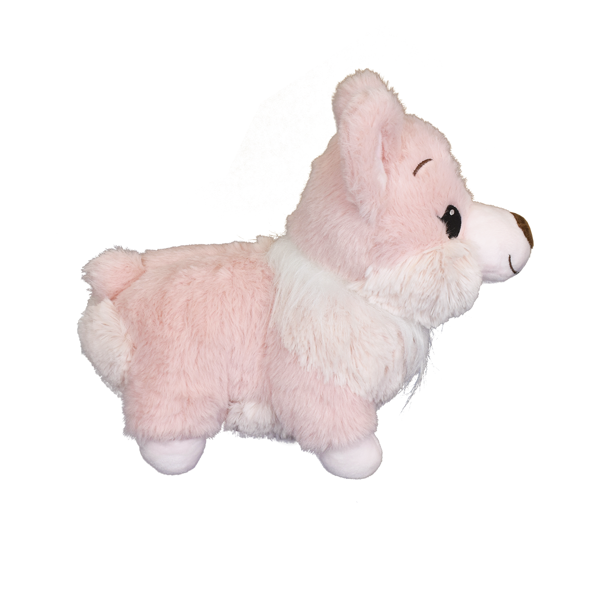 Fanci Corgi Pup Plush - Pink
