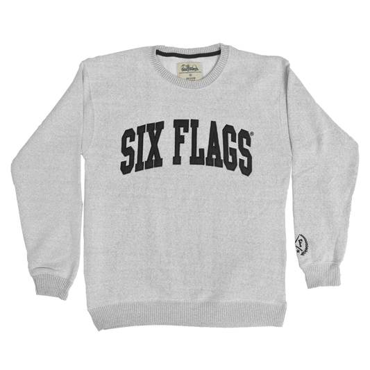Six Flags Nantucket Crew Fleece - Grey