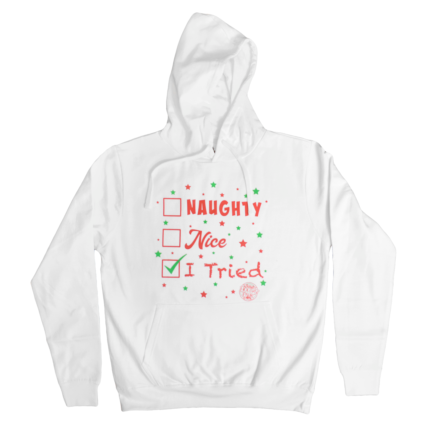 Santa I Tried List Hoodie