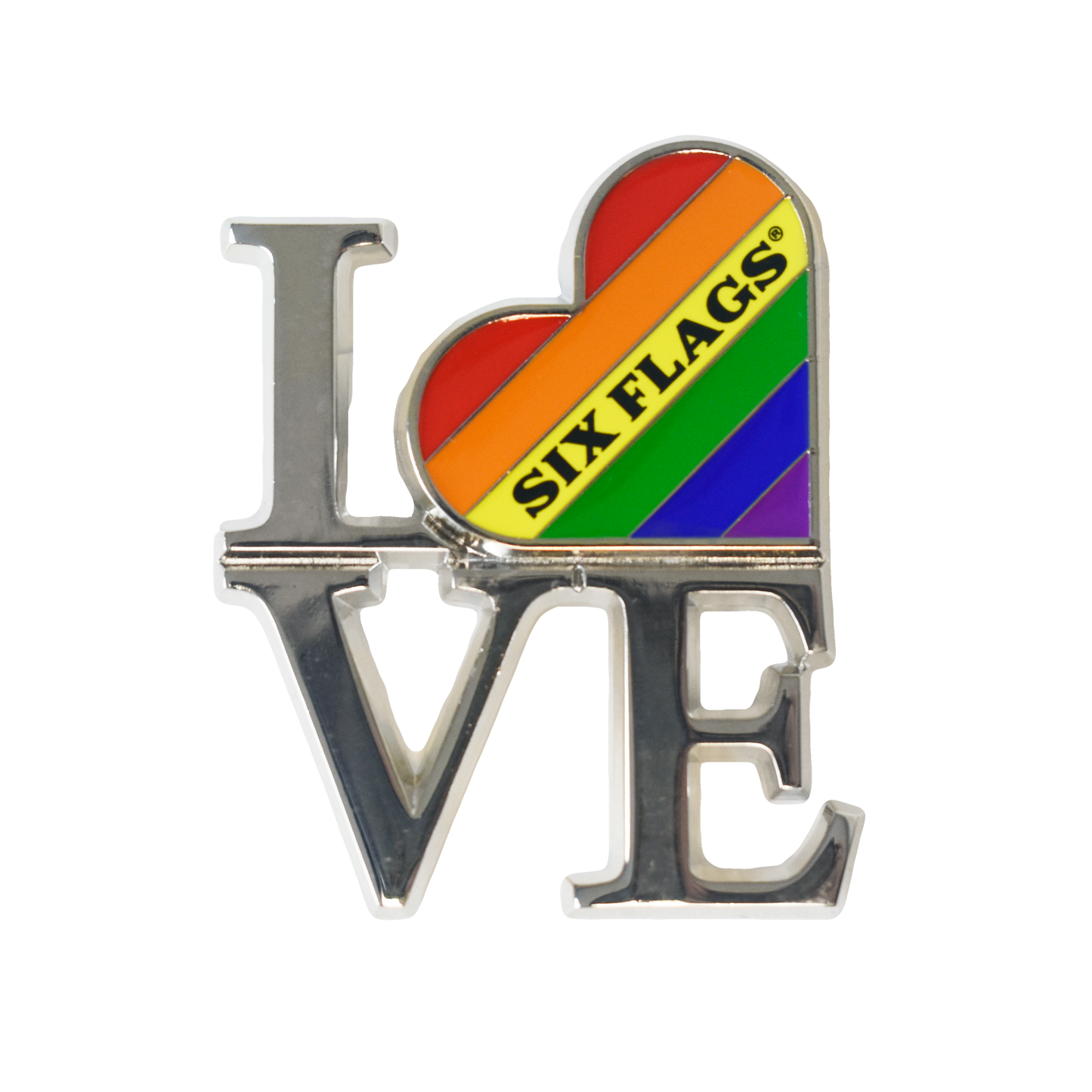 Rainbow Love Stripes Magnet