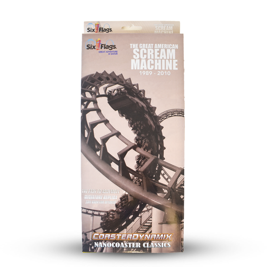 GREAT AMERICAN SCREAM MACHINE SIX FLAGS NANOCOASTER PACKAGE