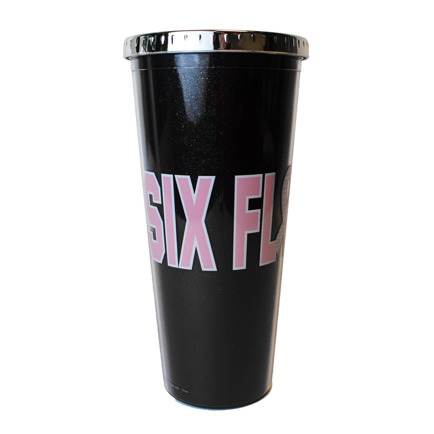 32 oz. Six Flags Pink Ribbon Tumbler