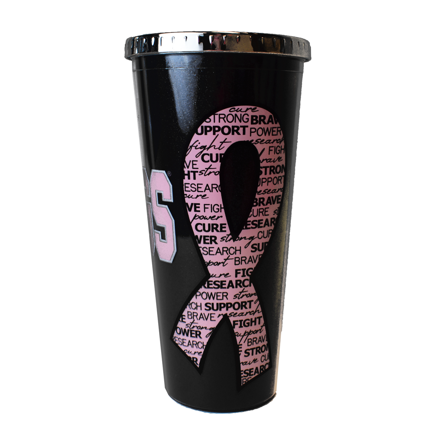 32 oz. Six Flags Pink Ribbon Tumbler