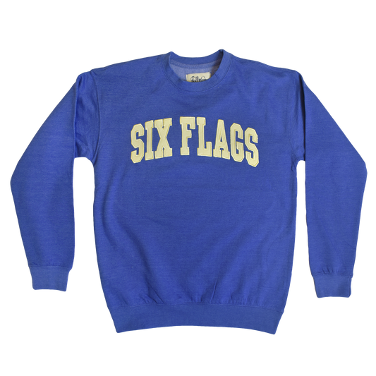 Six Flags Seaside Crew Fleece - Blueberry