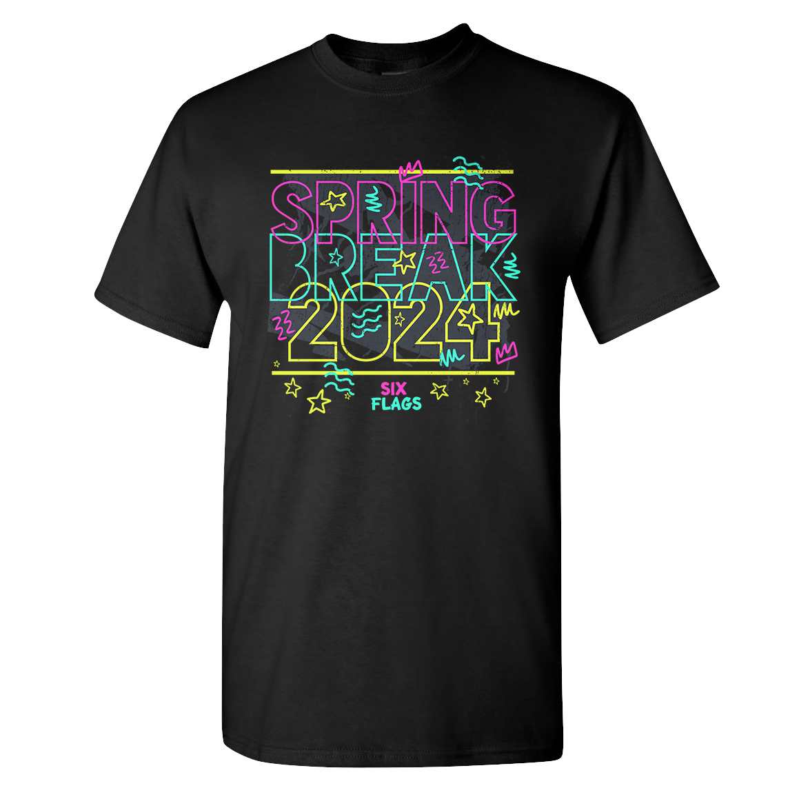CUSTOMIZABLE! Spring Break 2024 Neon Tee