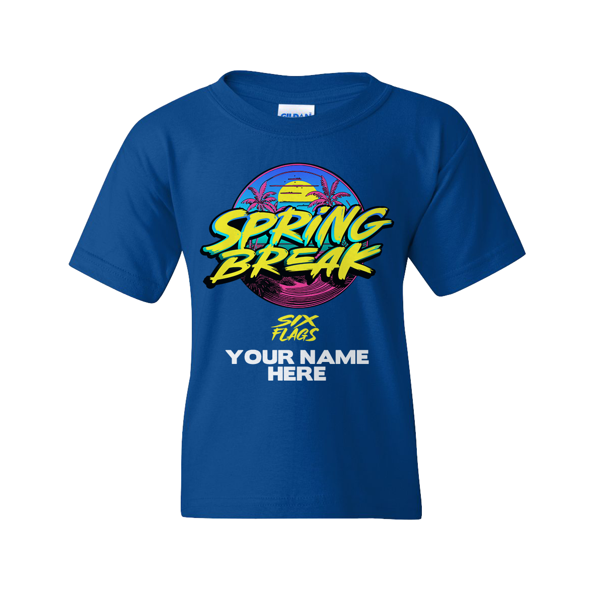 CUSTOMIZABLE! Spring Break 2024 Sunset Youth Tee