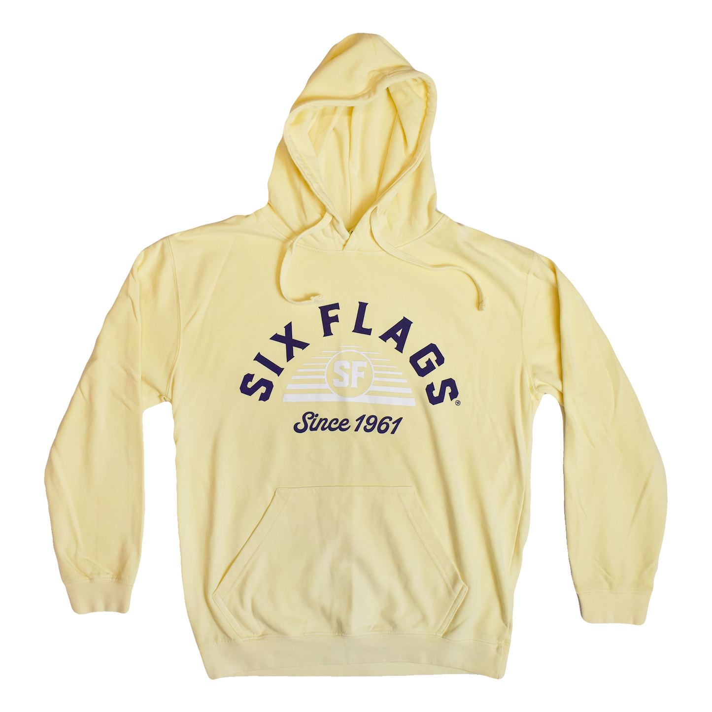 Six Flags Sunrise Hoodie - Yellow