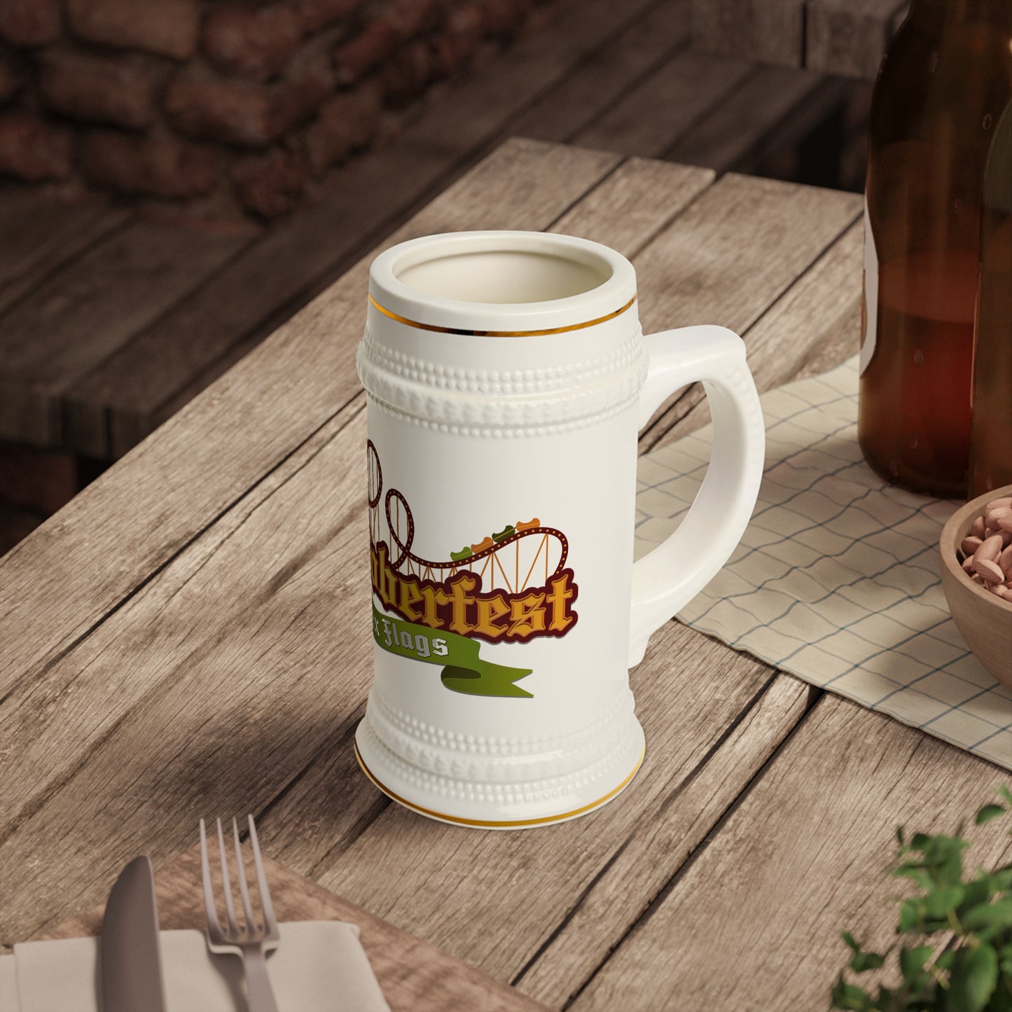 Oktoberfest Wrap Stein 22 oz Mug