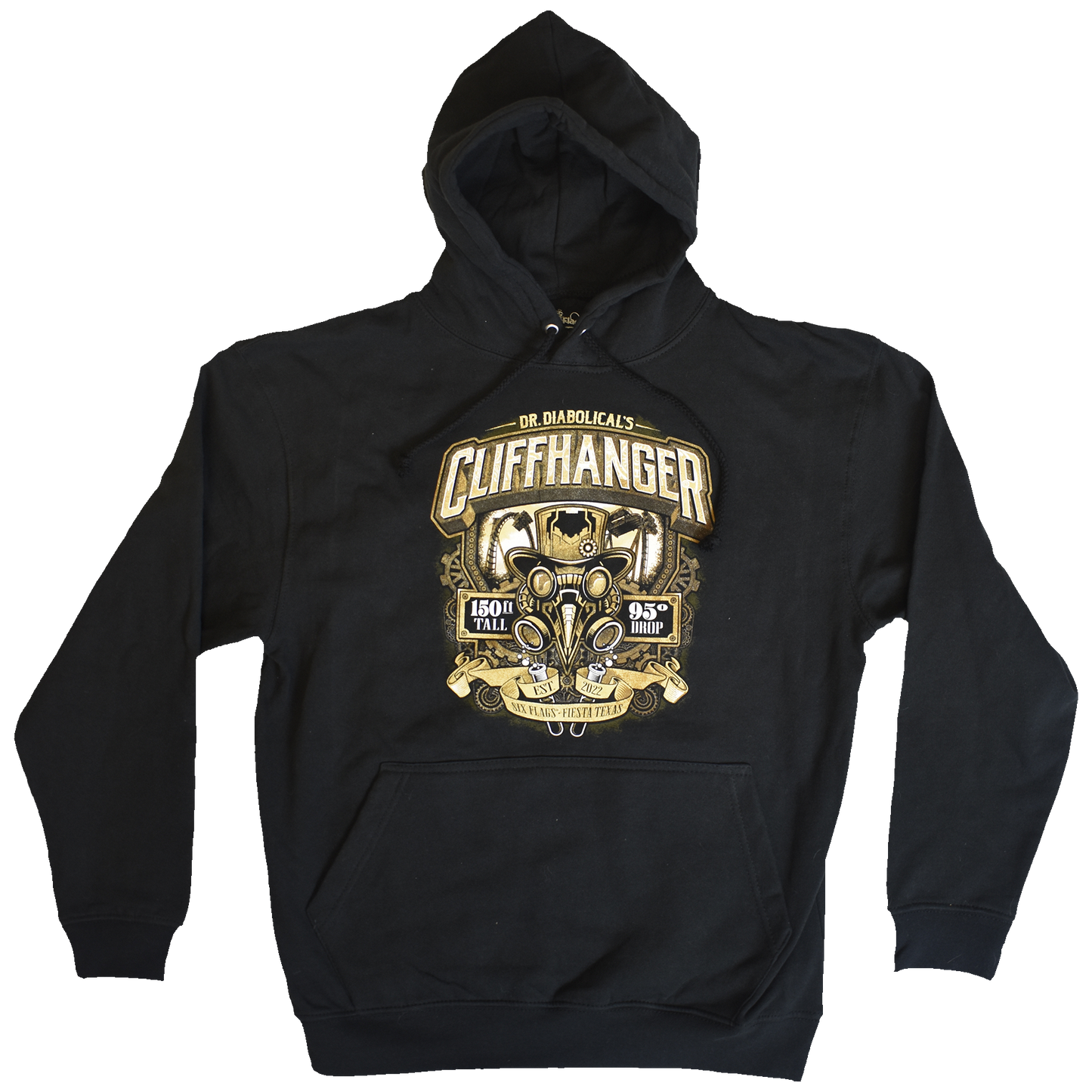 cliffhanger six flags fiesta texas hoodie