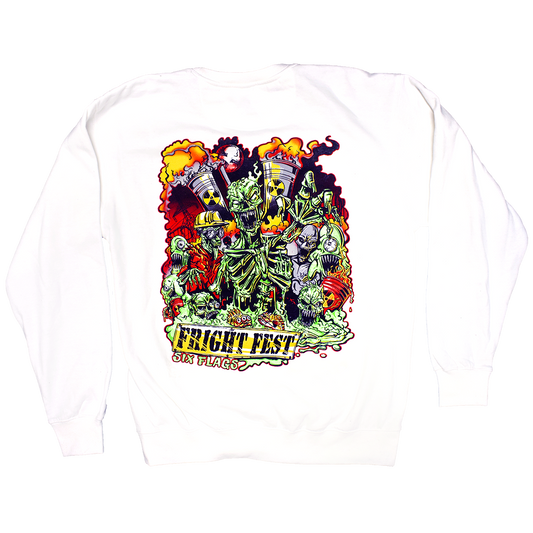 Toxic Zombies Crewneck - White