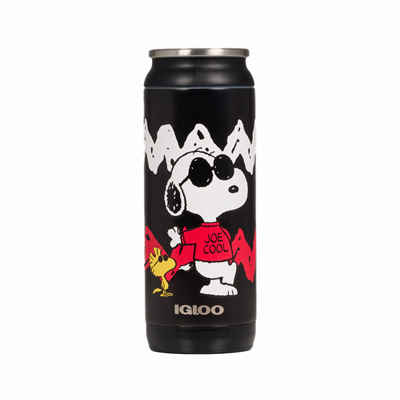 その他 Snoopy (Charcoal) PEANUTS® Snoopy Joe Cool 16 oz. Can – FUN MERCHANDISE ONLINE SHOP