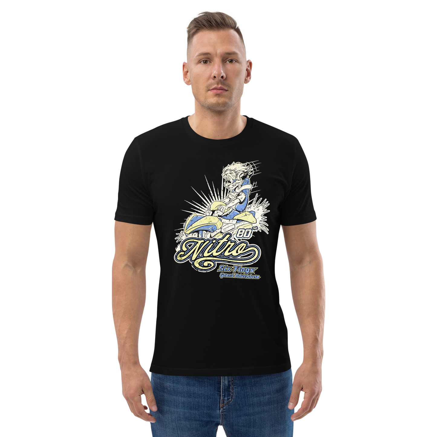 guy wearing Nitro Ride Tee
