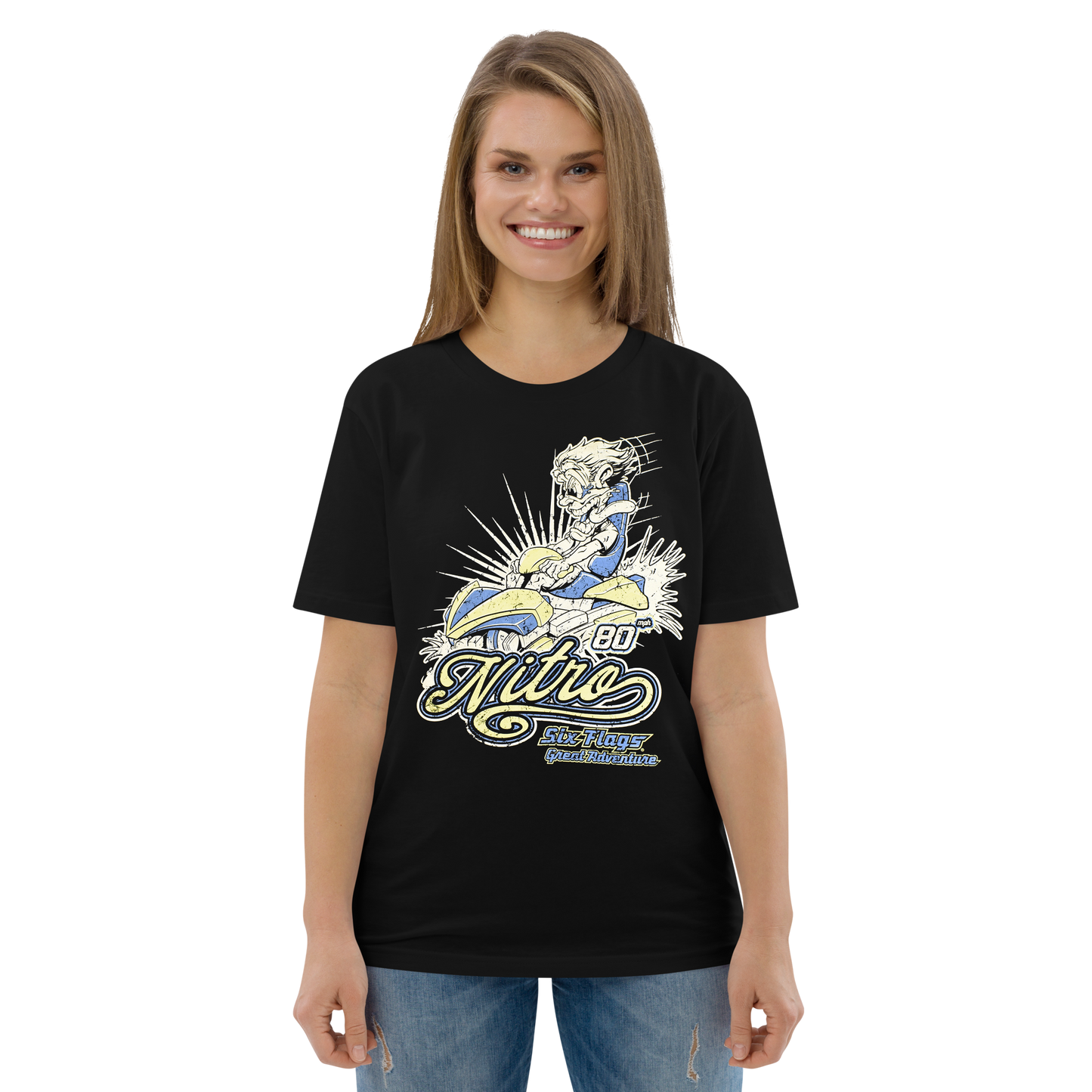 girl wearing Nitro Ride Tee
