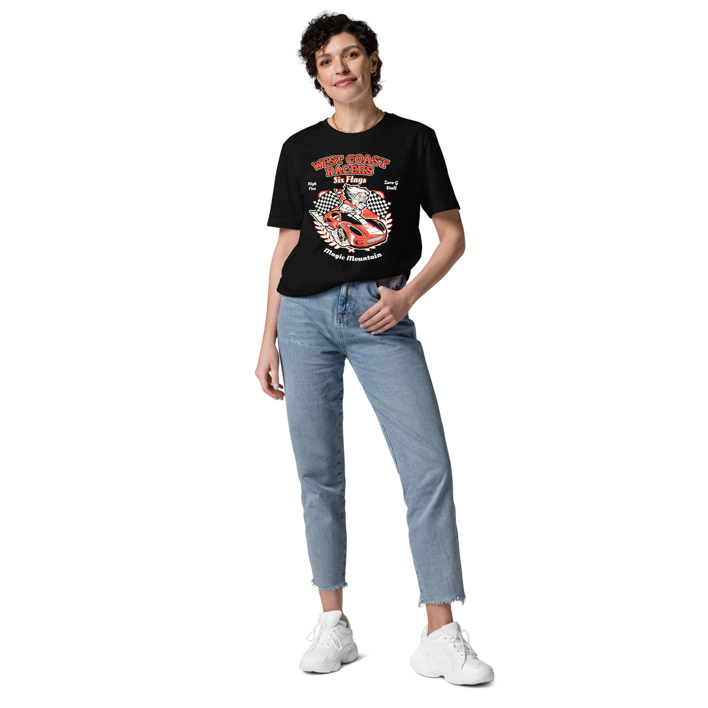 girl wearing West Coast Racers Ride Tee
