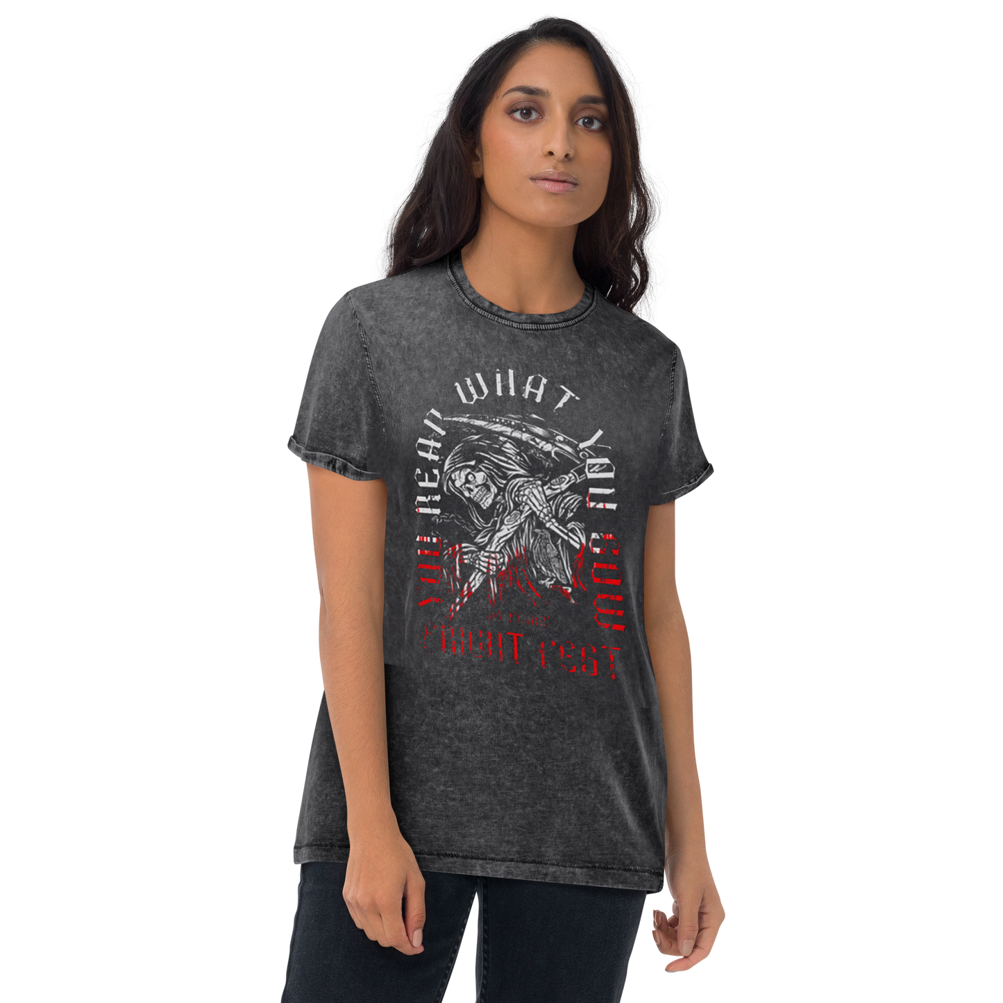 girl wearing What You Sow Tee