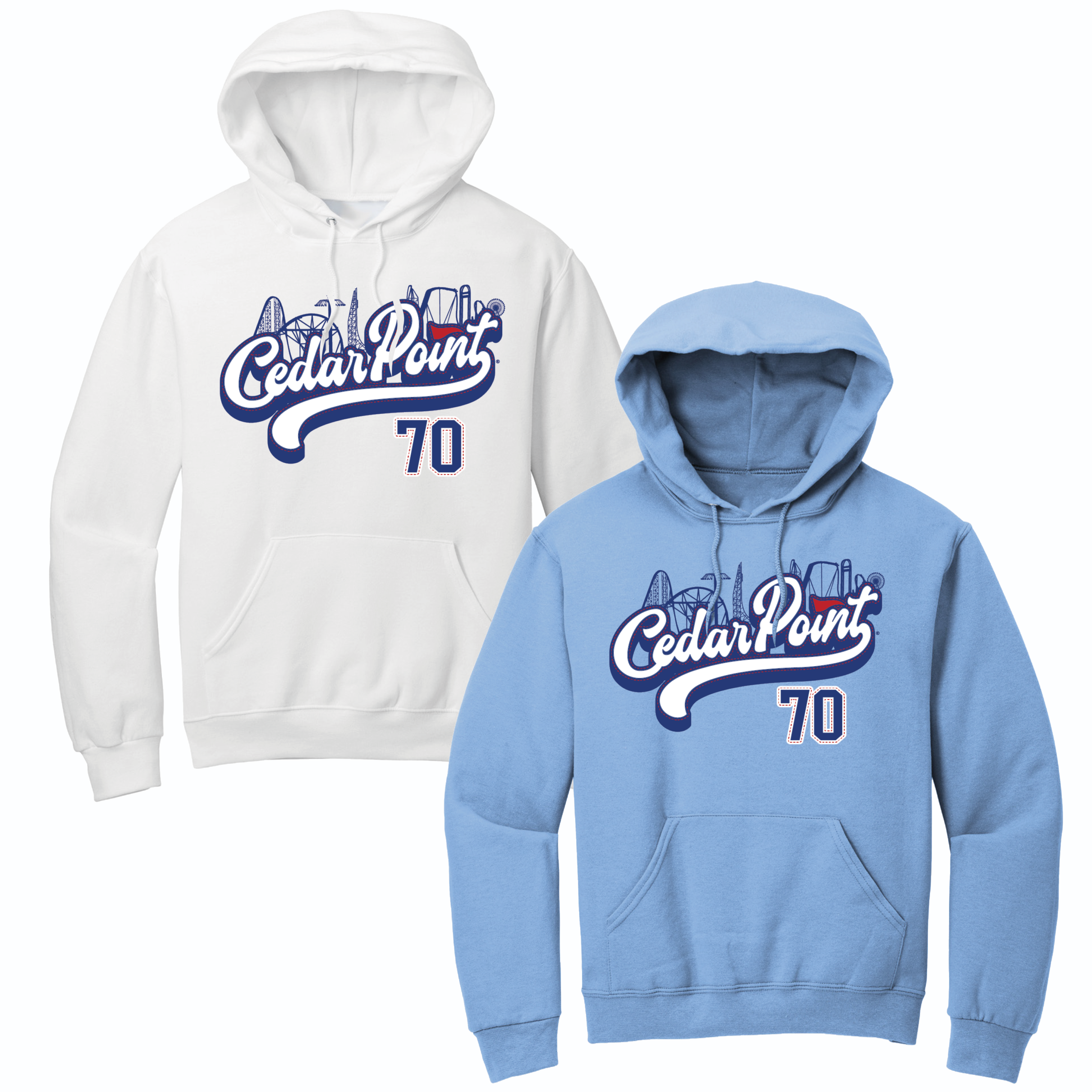 Cedar Point Swoosh Skyline Hooded Sweatshirt – FUN MERCHANDISE