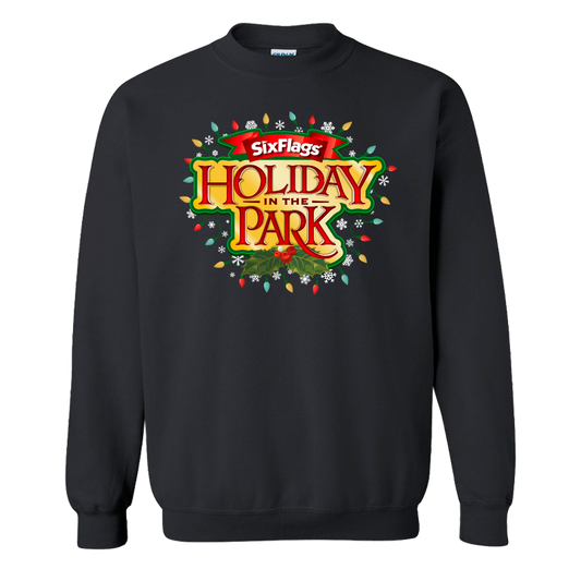 Holiday in the Park Unisex Sweatshirt - Black