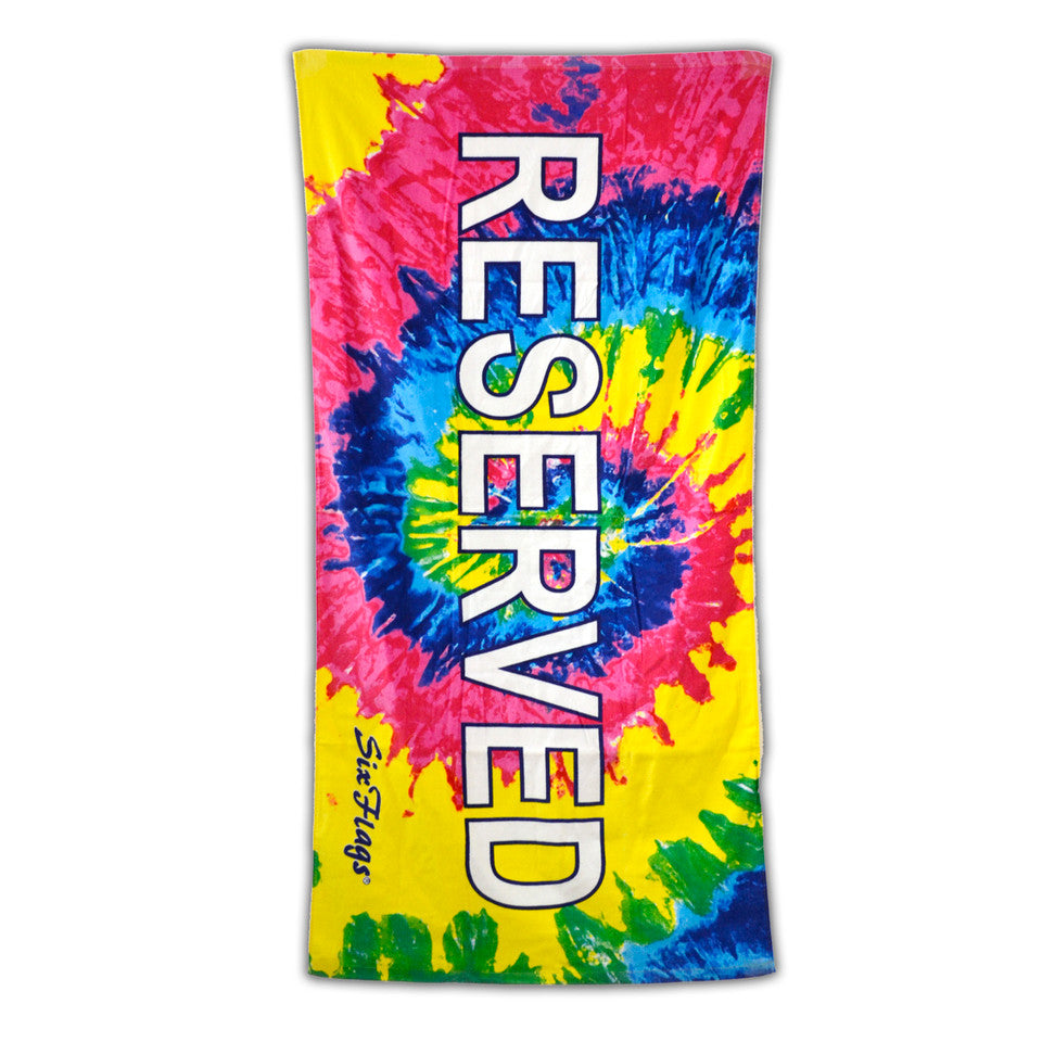 TIE DYE BEACH TOWEL