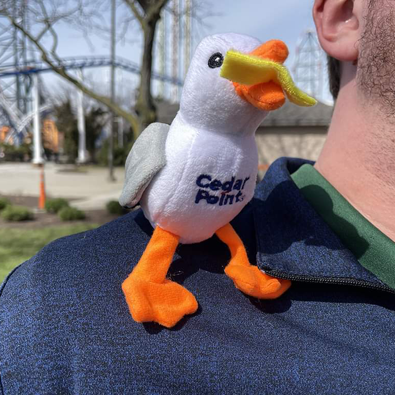 Cedar Point Logo Seagull Shoulder Sitter – FUN MERCHANDISE ONLINE SHOP