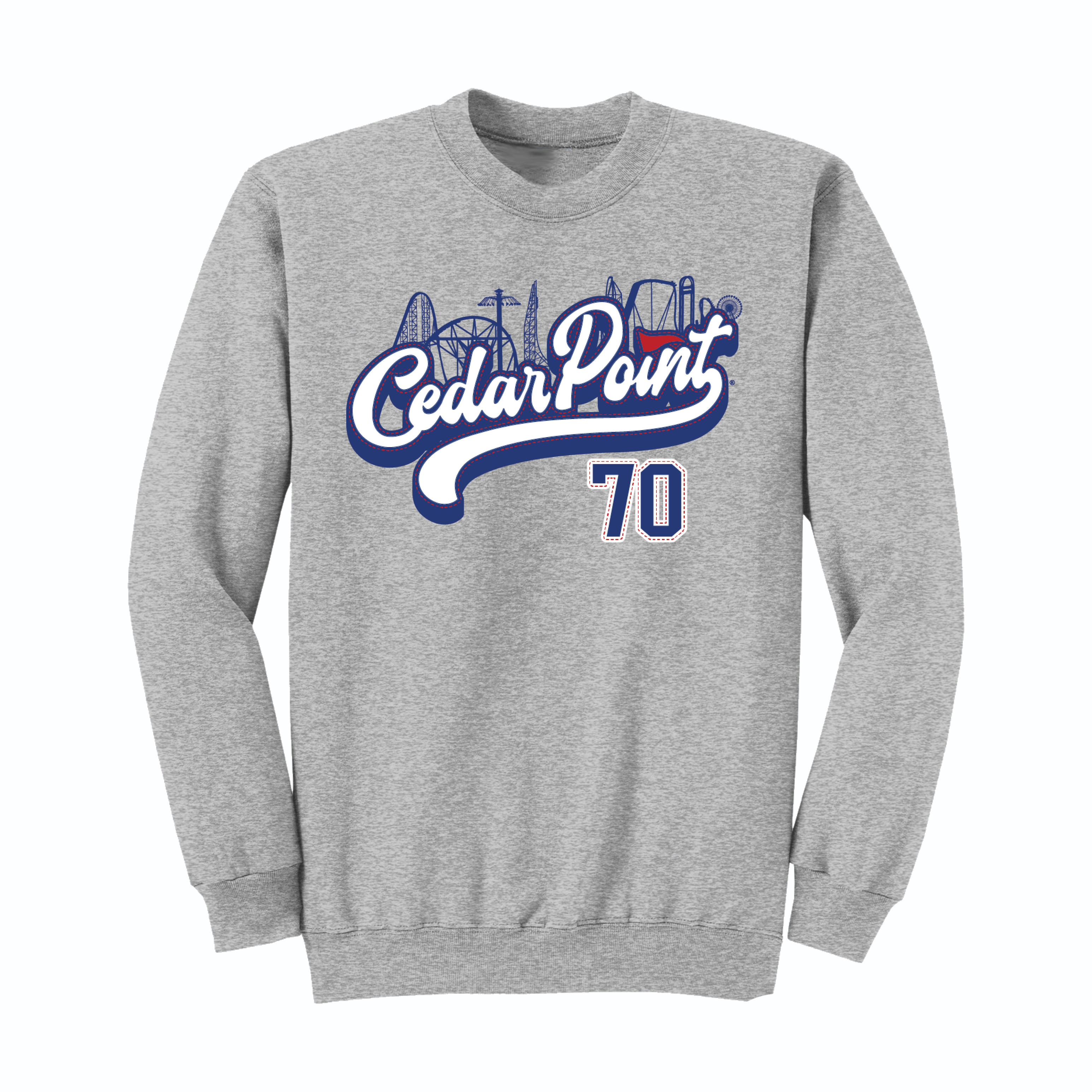 Cedar Point Swoosh Skyline Crewneck Sweatshirt – FUN MERCHANDISE