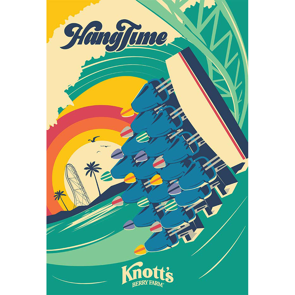 Knott's Berry Farm Hangtime Poster – FUN MERCHANDISE ONLINE SHOP