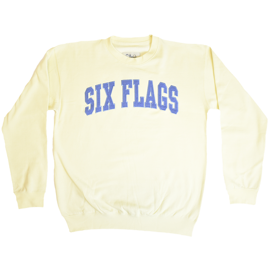 Six Flags Seaside Crew Fleece - Banana