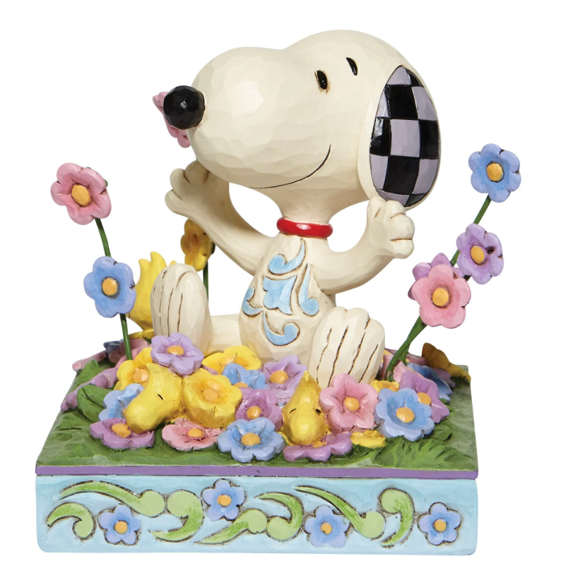 PEANUTS スヌーピー　フィギュア ジムショア　フラワー花束　エネスコ　5個 PEANUTS® by Jim Shore Enesco Snoopy Flowers Figurine – FUN