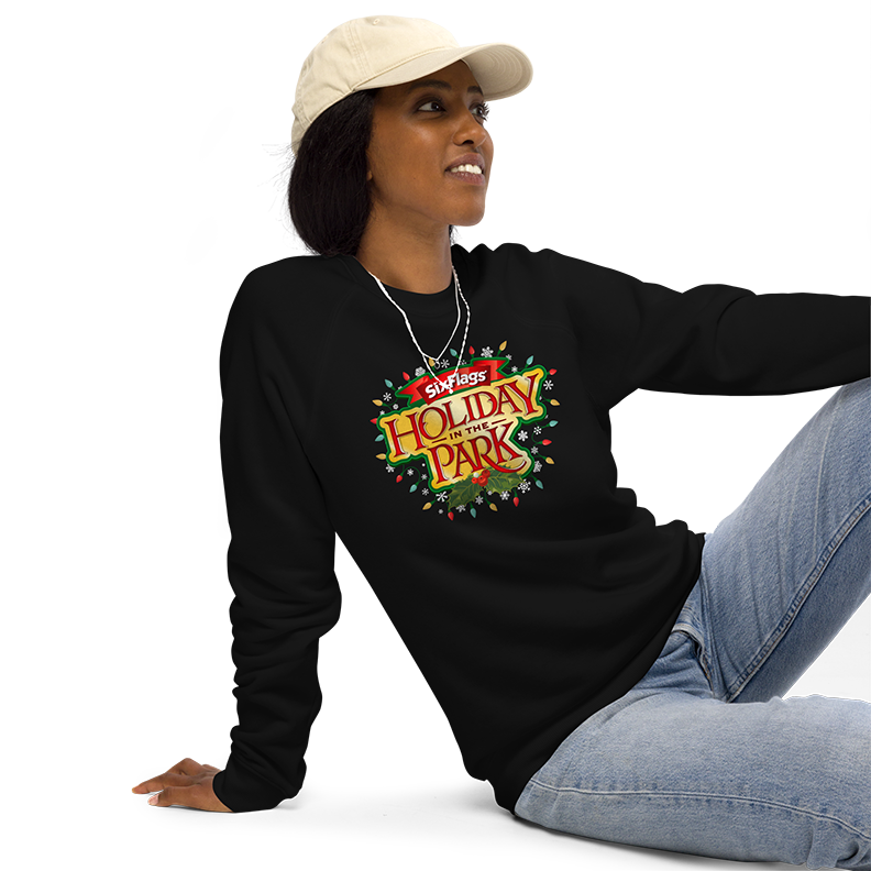 Holiday in the Park Unisex Sweatshirt - Black