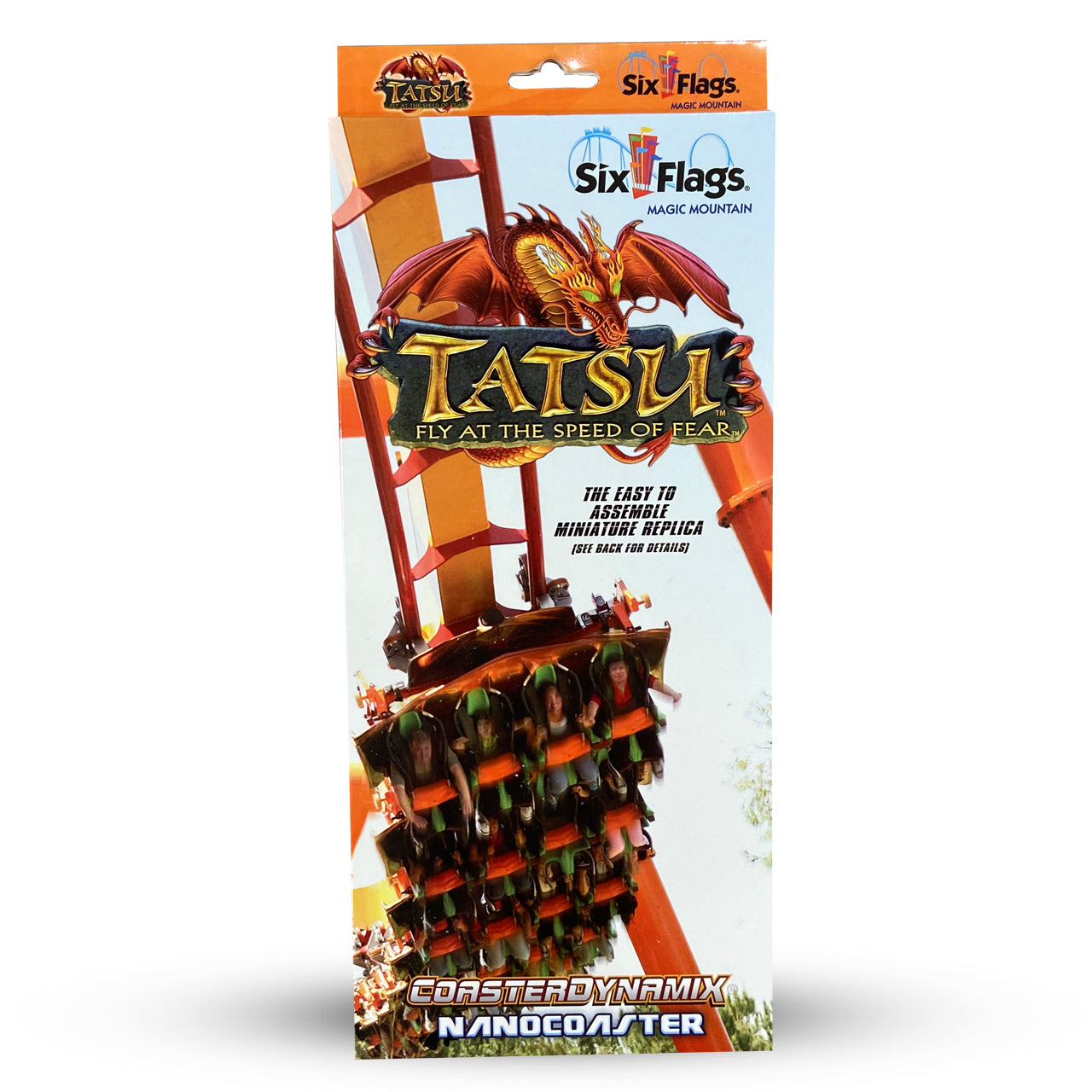 TATSU SIX FLAGS MAGIC MOUNTAIN SIX FLAGS NANOCOASTER PACKAGE
