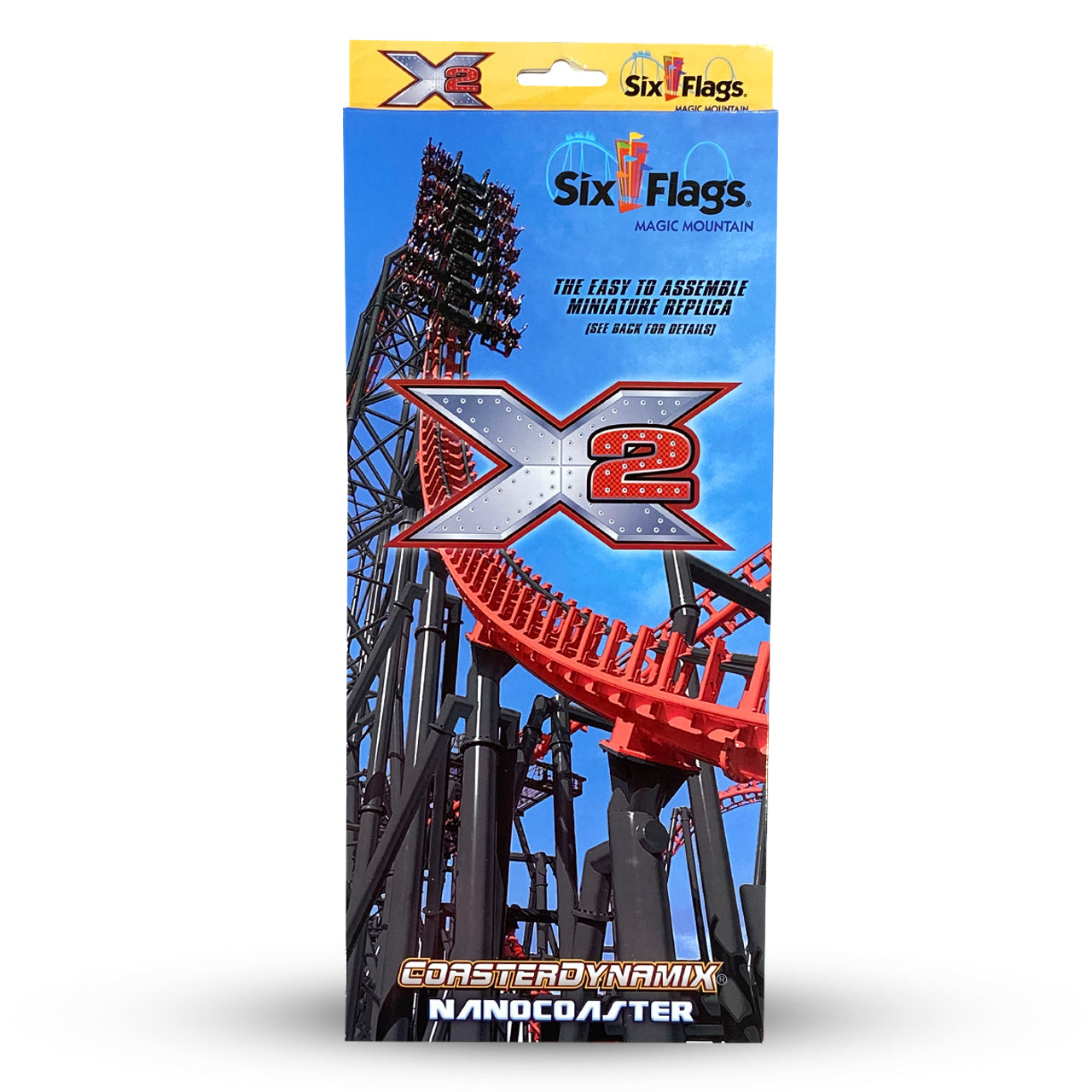 X2 SIX FLAGS MAGIC MOUNTAIN SIX FLAGS NANOCOASTER PACKAGE