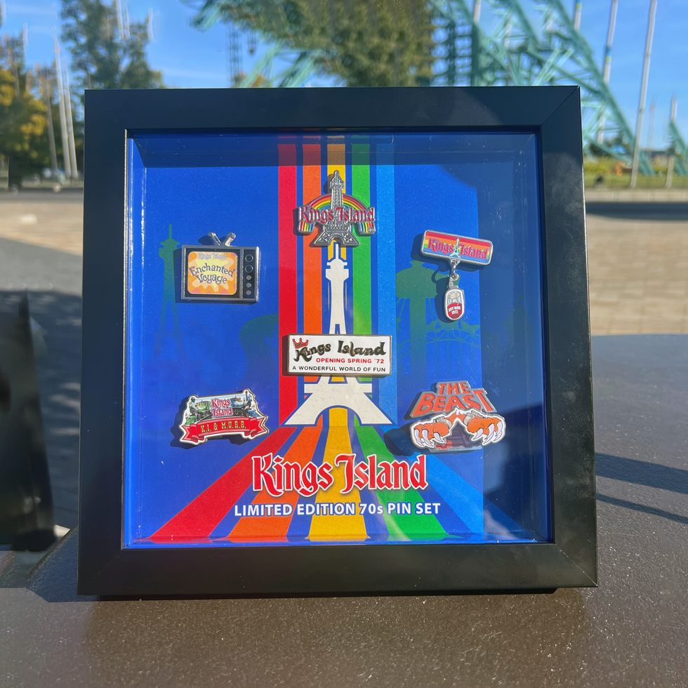 Kings Island 50th Anniversary Limited Edition 1970's Pin Set – FUN ...