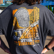 Cedar Point Steel Vengeance Coaster Stamp Tee