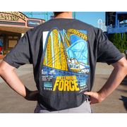 Cedar Point Millennium Force Coaster Stamp Tee