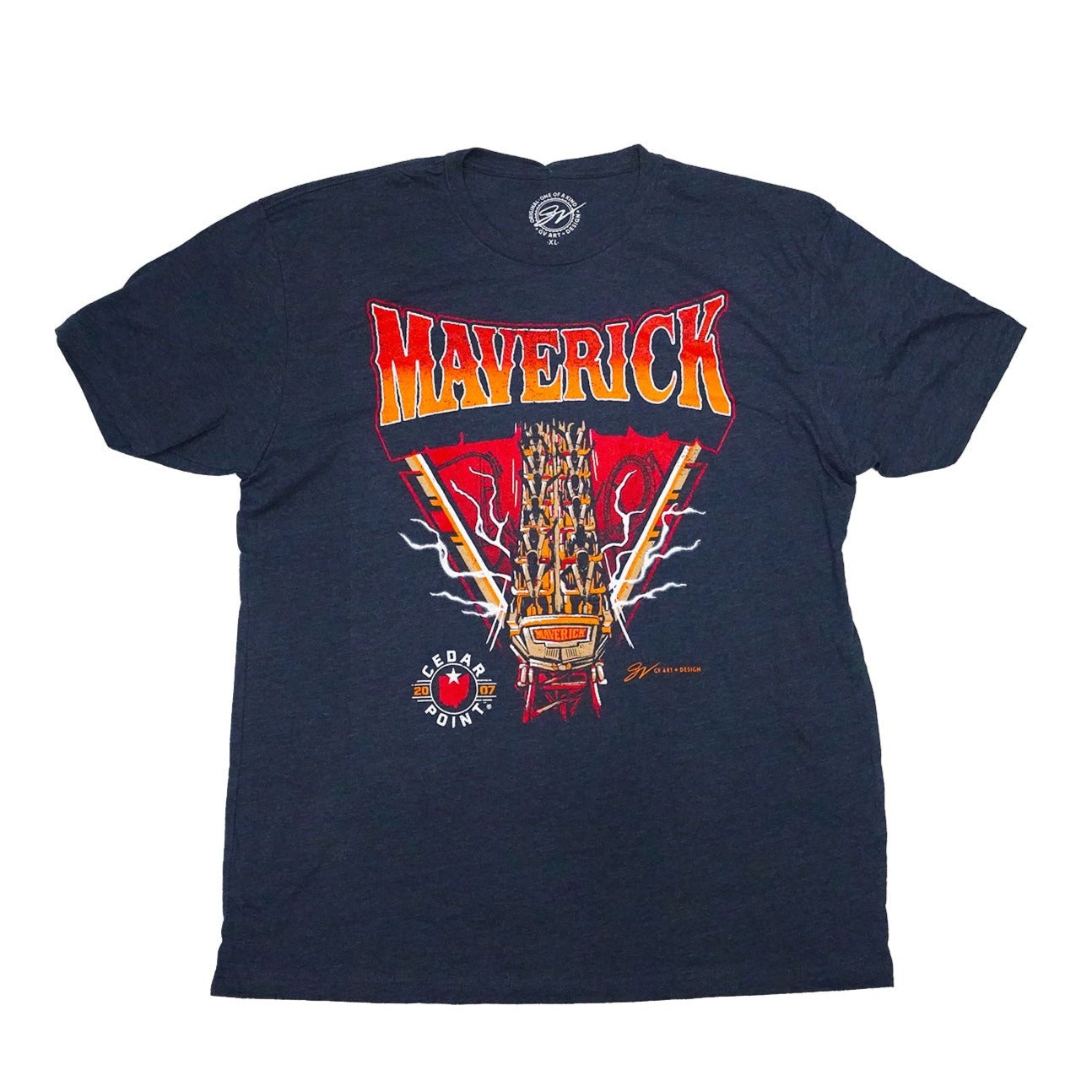 Le Triangle Racket Merch Cedar Point Maverick Triangle Tee – FUN MERCHANDISE ONLINE SHOP