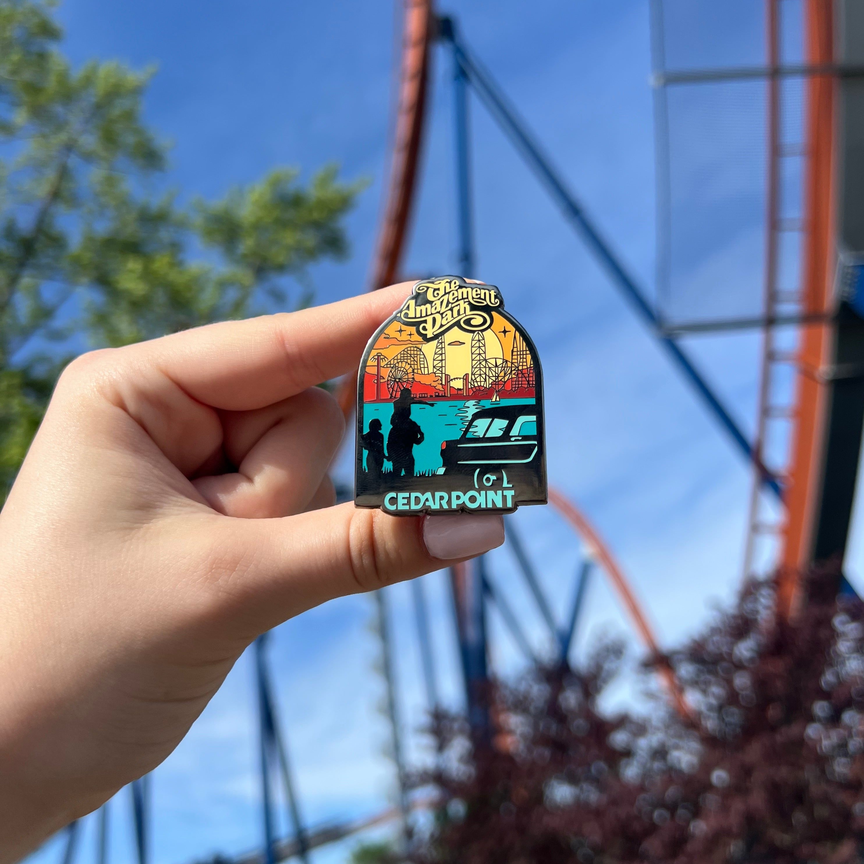 Cedar Point The Amazement Park Enamel Pin