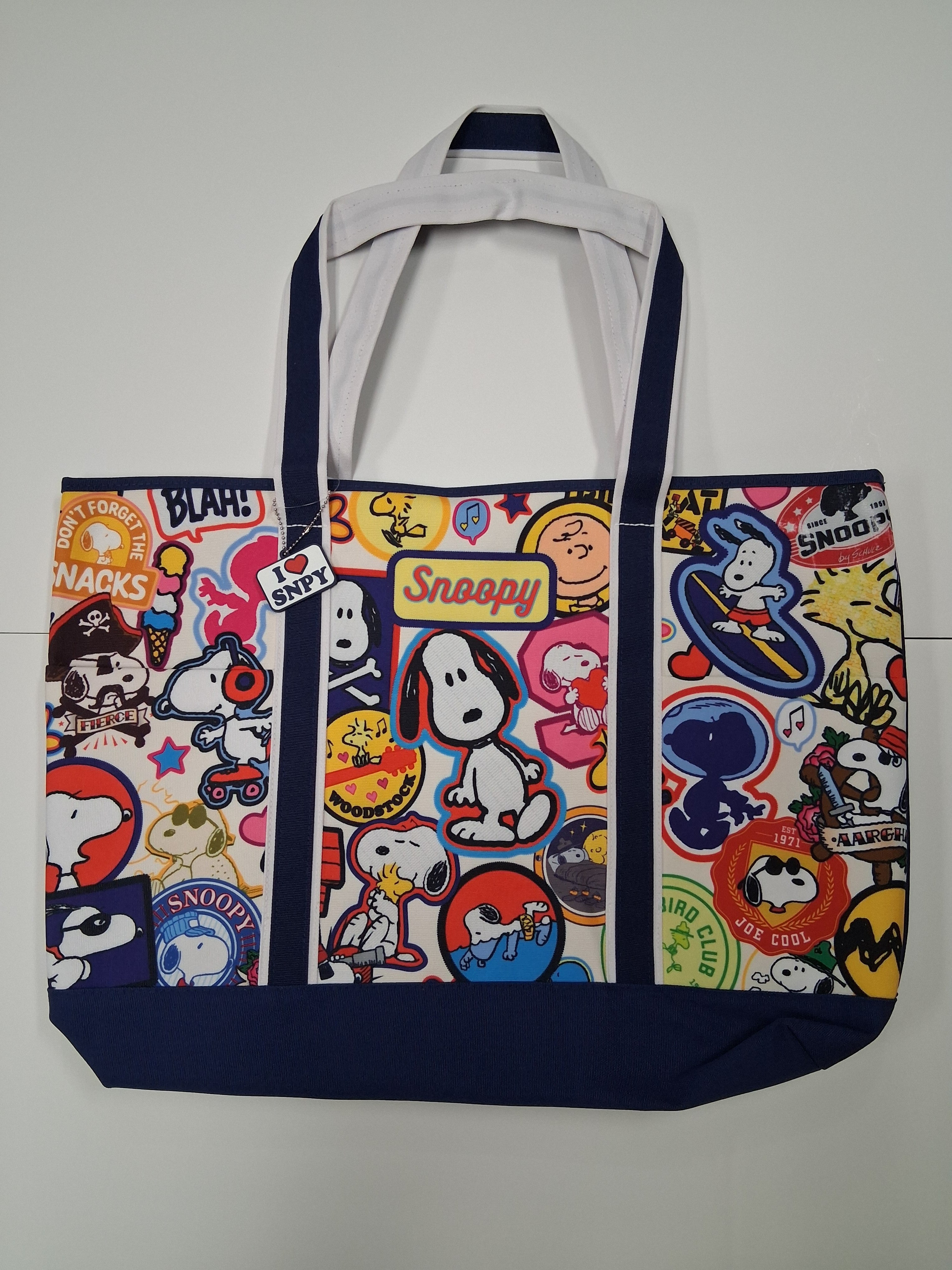PEANUTS® Sticker Print Tote Bag