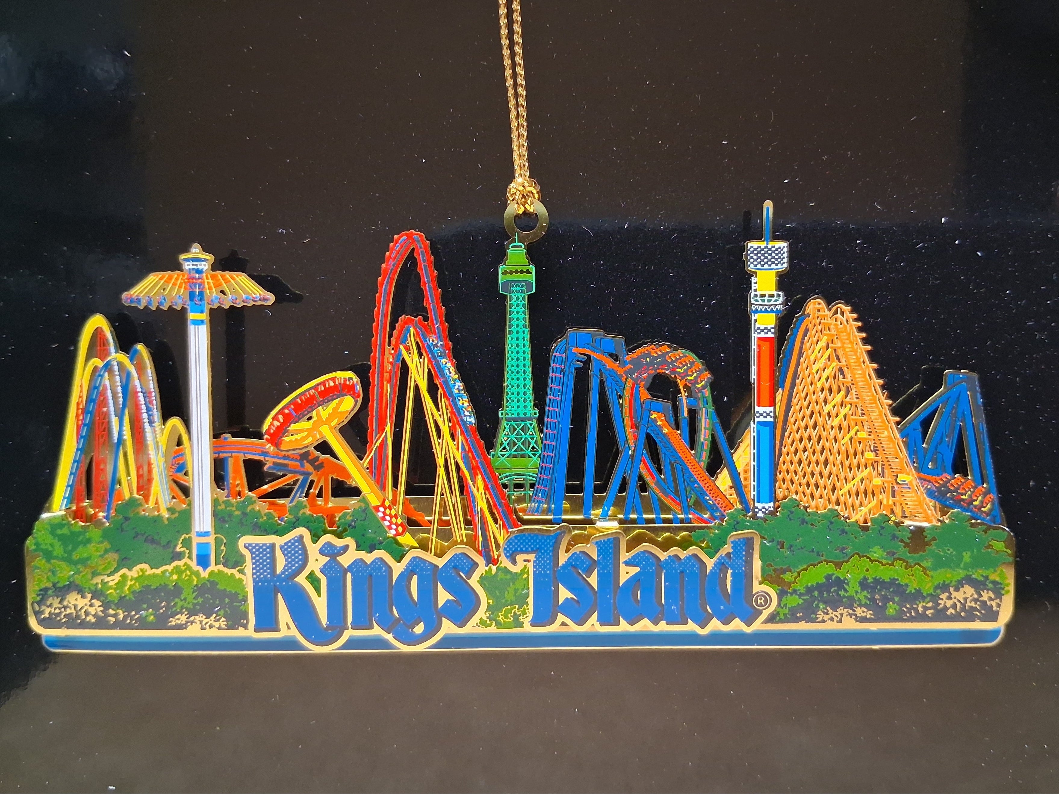 KINGS ISLAND SKYLINE BRASS ORNAMENT