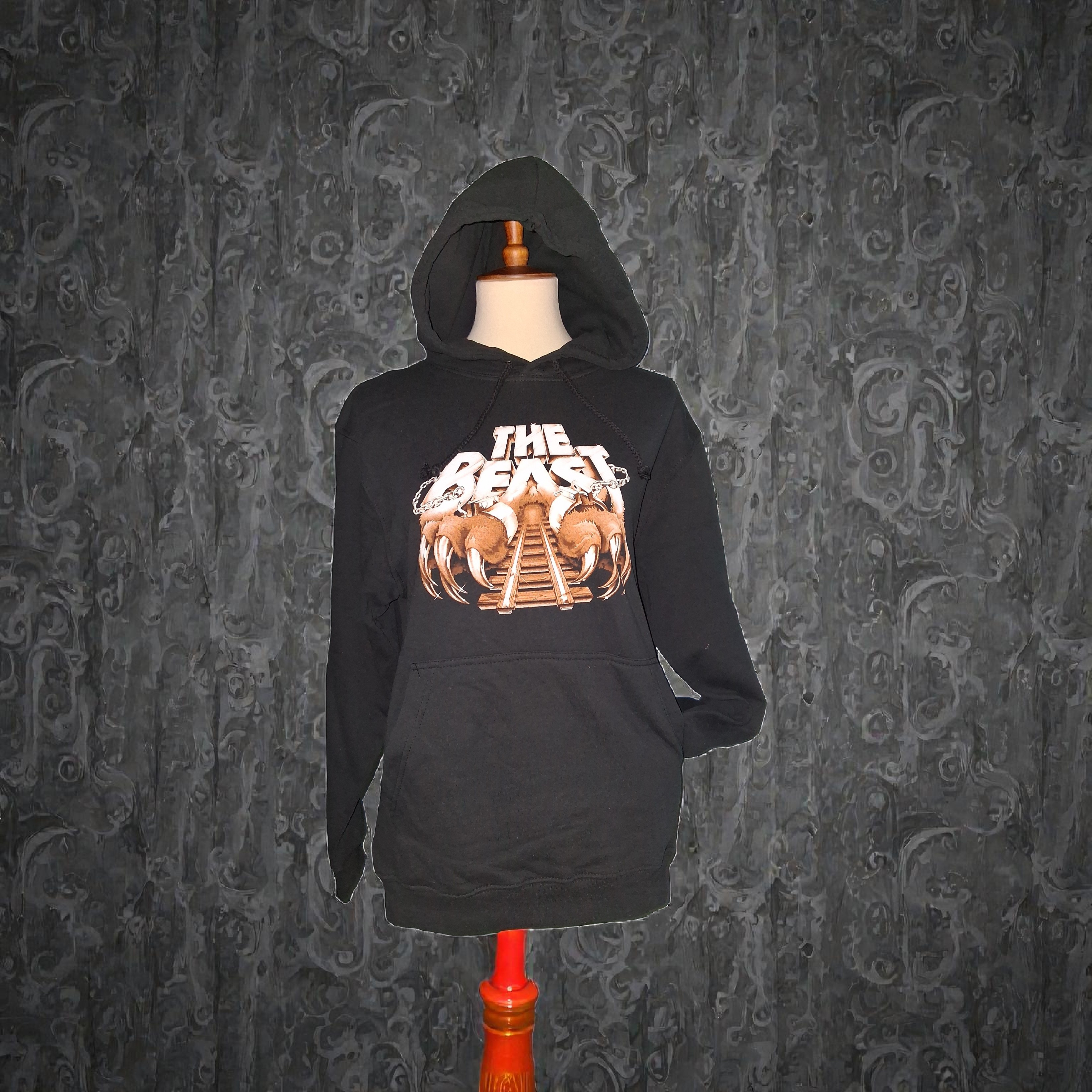 KINGS ISLAND THE BEAST BLACK HOODED SWEATSHIRT