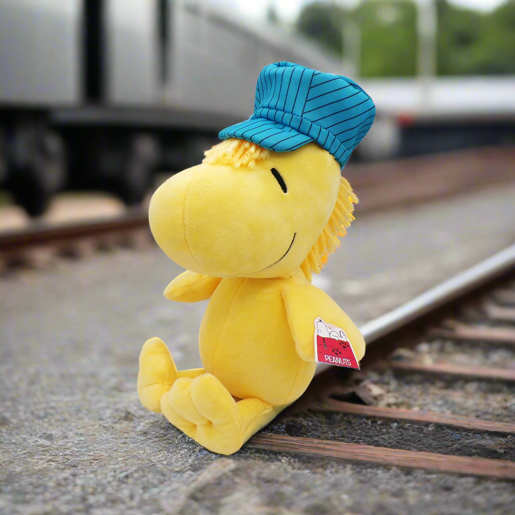 PEANUTS® Woodstock Train Engineer Plush 10.5 "