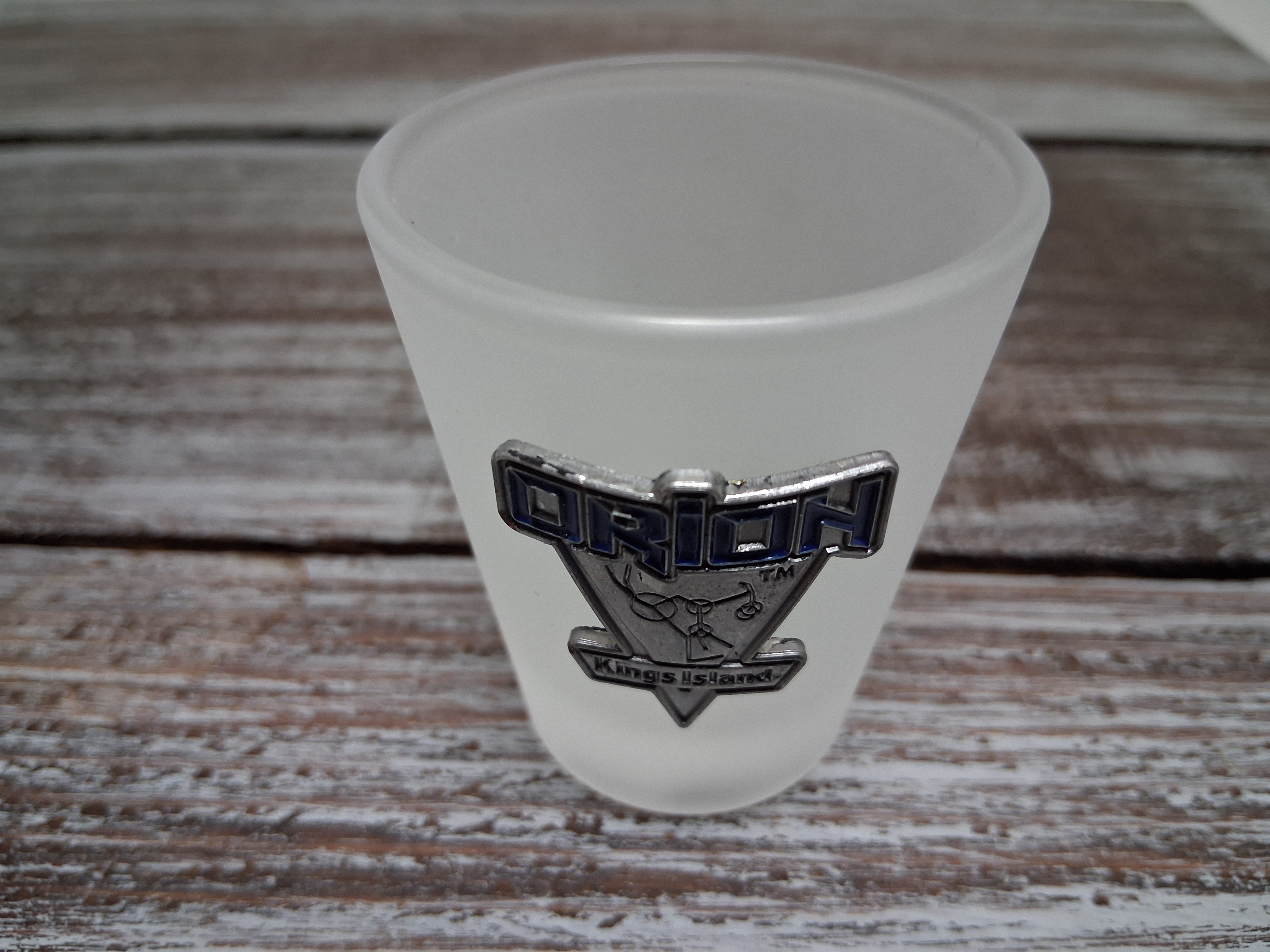 Kings Island Orion Frosted Shot Glass