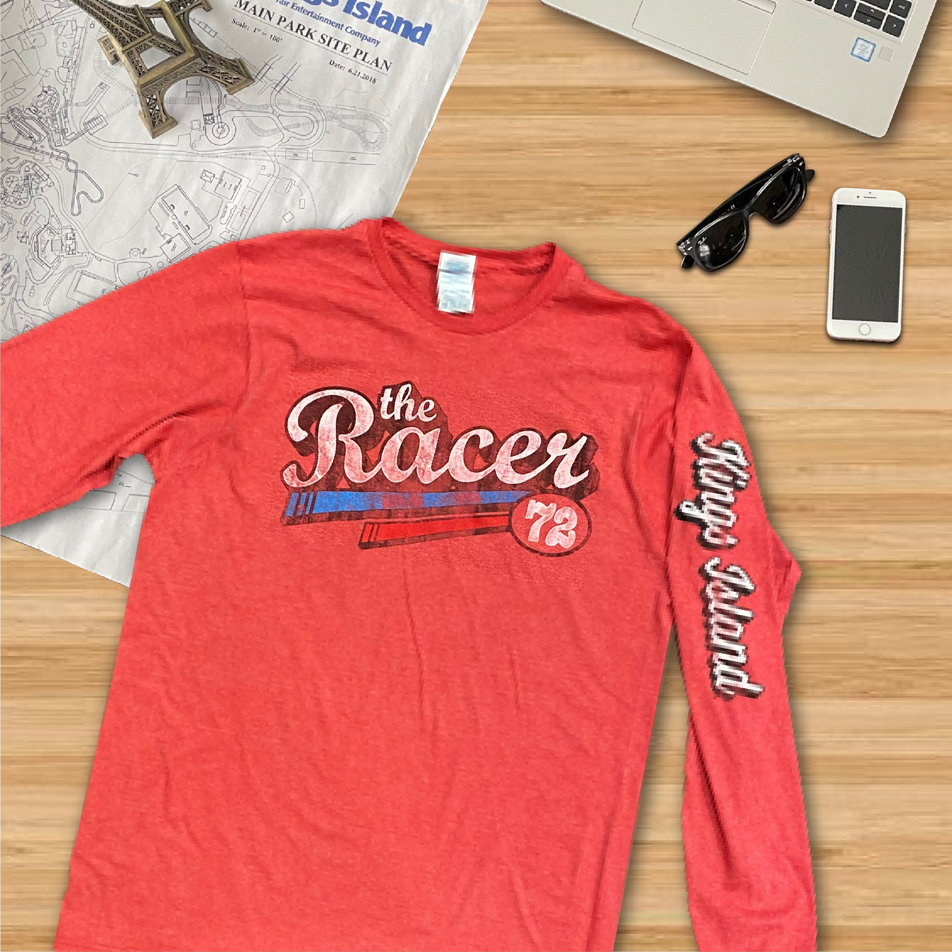 Kings Island The Racer Heather Tee