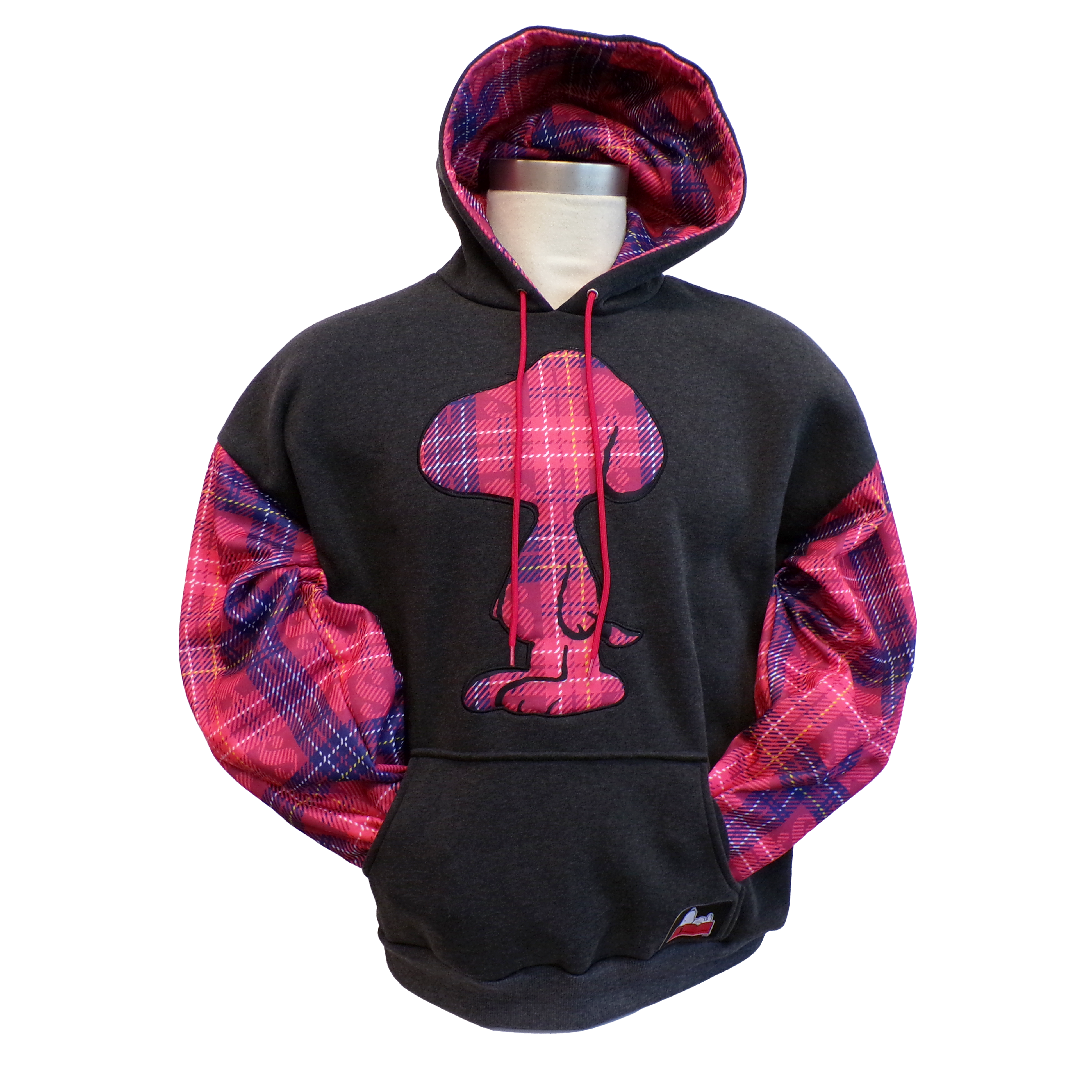 PEANUTS® Snoopy Plaid Hooded Sweatshirt