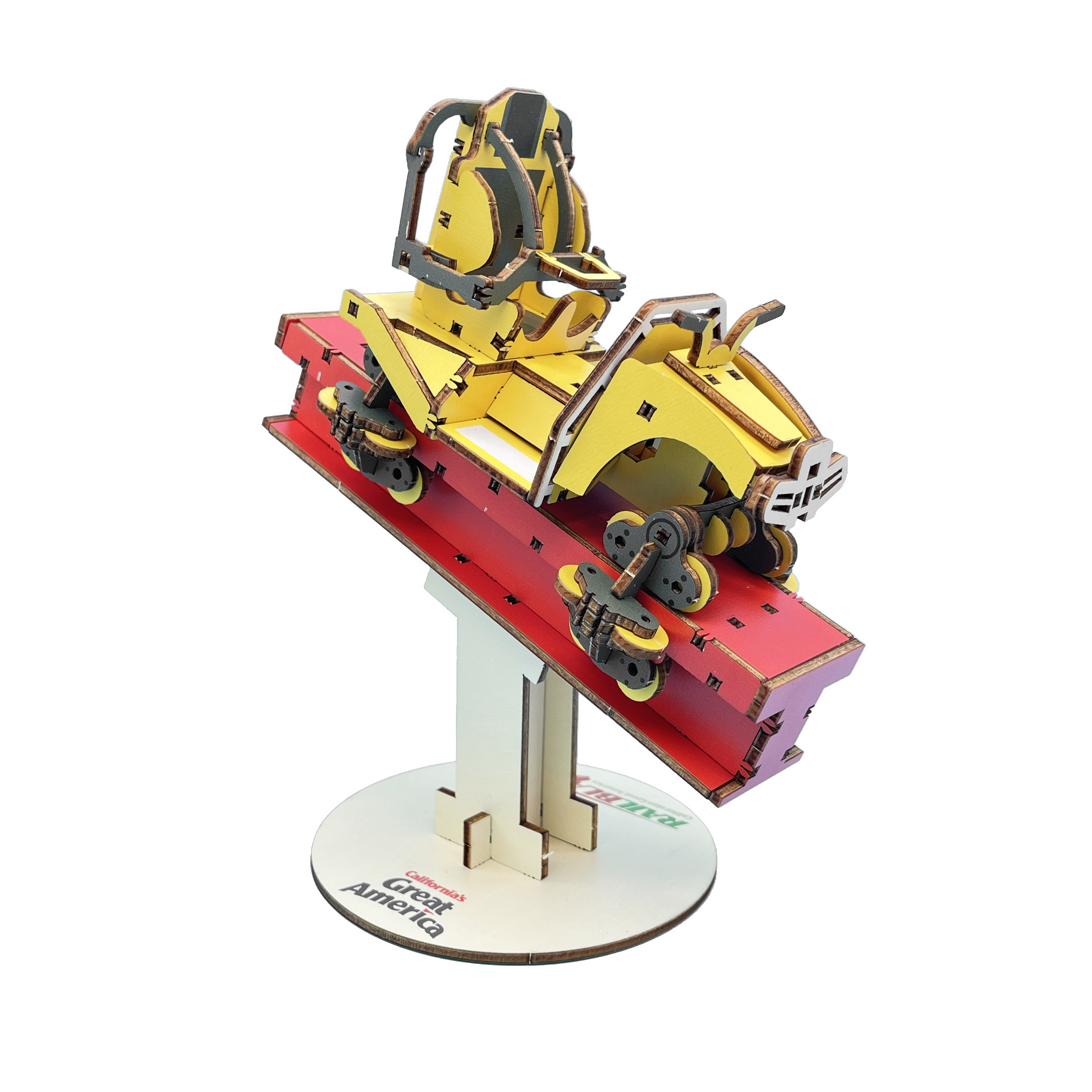 California's Great America Railblazer Wooden Coaster Cutout