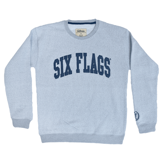 Six Flags Nantucket Crew Fleece - Light Blue