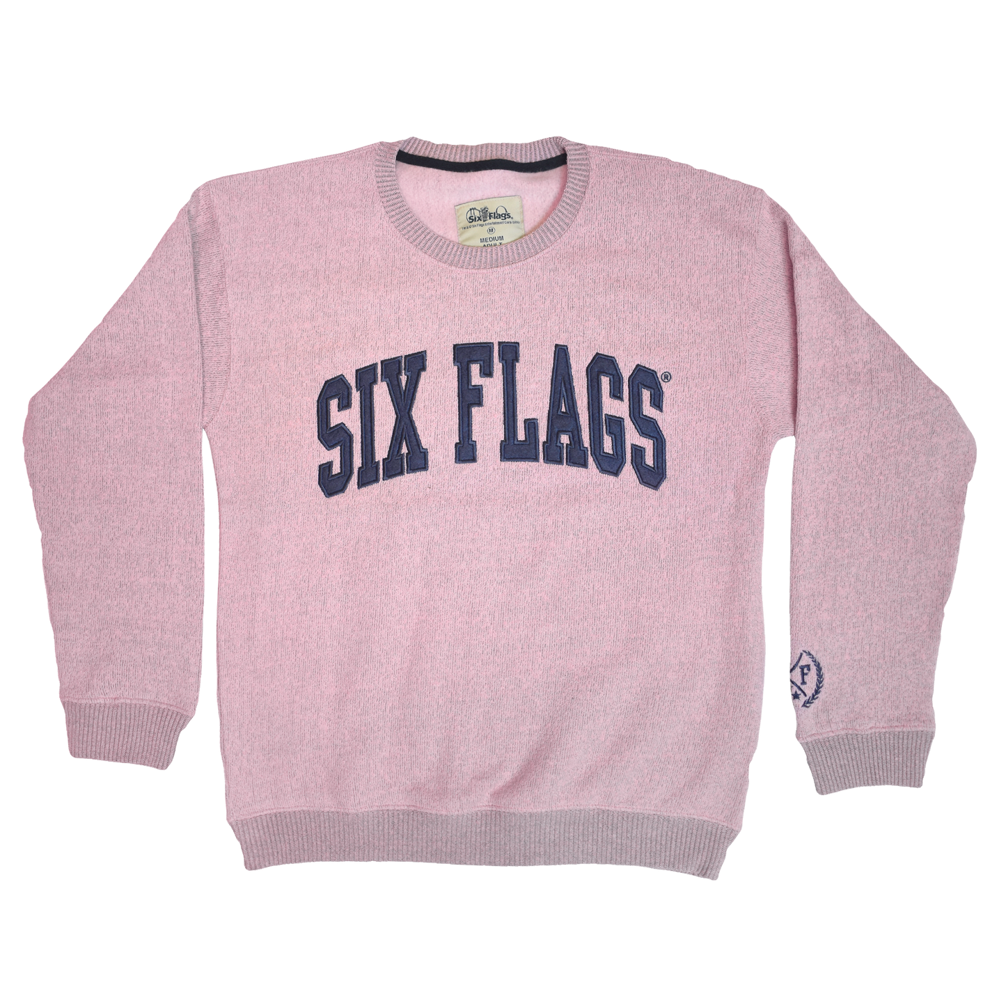 Six Flags Nantucket Crew Fleece - Pink