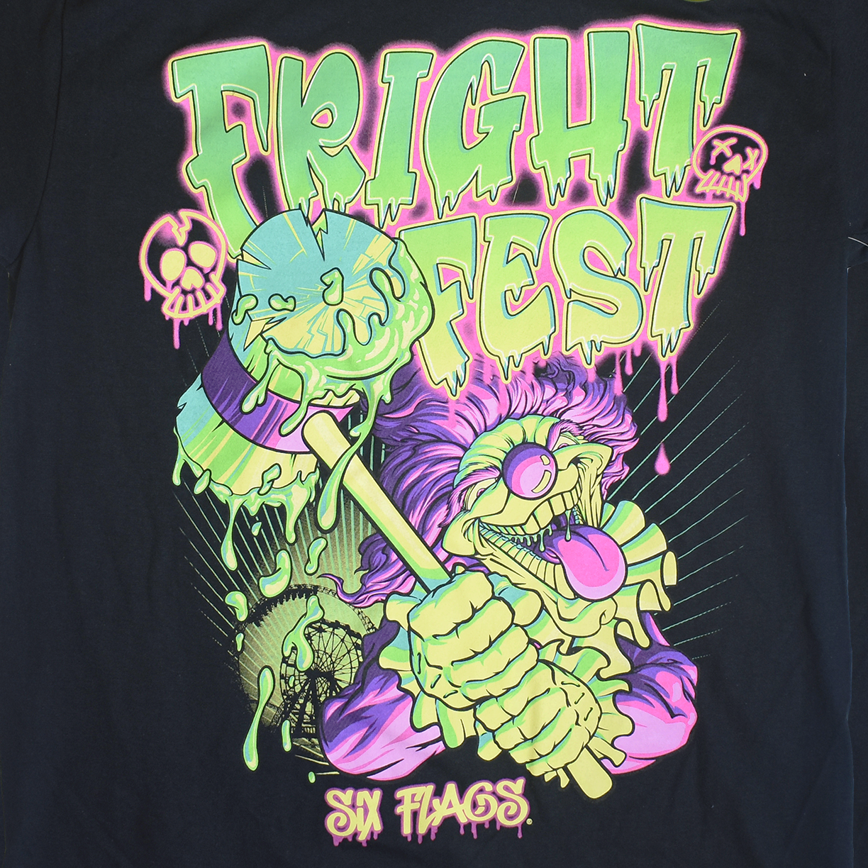 Camiseta Fright Fest Hammerhead - Brilla en la oscuridad