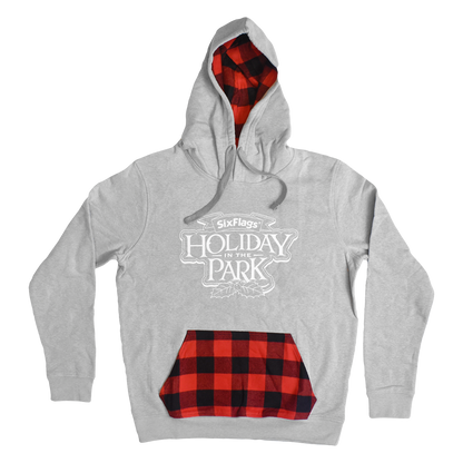 Holiday in the Park Plaid Pocket Hoodie